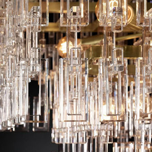 Arrebol 4-Tier Rectangular Chandelier 72" - view 5