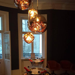 Multi Lava Round Chandelier - view 16