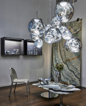 Multi Lava Round Chandelier - view 38