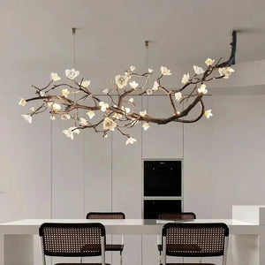 Wanos Crystal Flower Tree Branch Chandelier - view 8