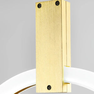 Minimalist Rings Stepless Dimming LED Nordic Duplex Stair Chandelier - view 12
