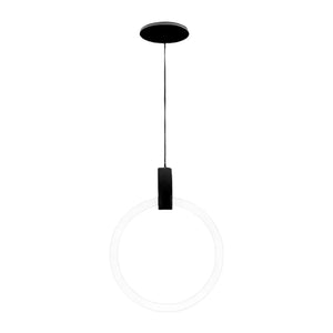 Minimalist Rings Stepless Dimming LED Nordic Duplex Stair Chandelier - view 2
