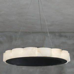 Avalon Moden Alabaster Round Chandelier - view 8