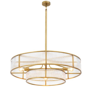 Thibaud Modern Brass Chandelier - Brass - view 4