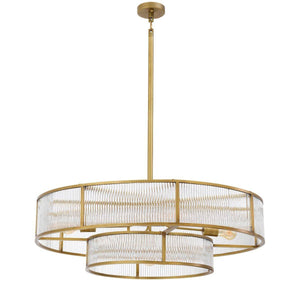 Thibaud Modern Brass Chandelier - Brass - view 2