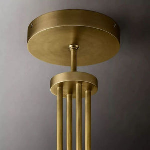 Mortal Glass Round Chandelier 36" - view 7