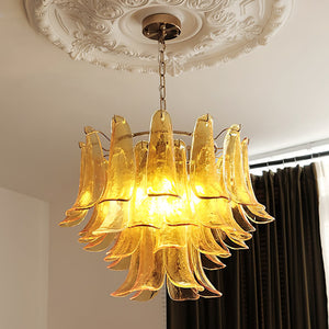 Virelia Tiered Glass Chandelier - Gold - view 56
