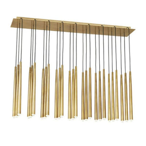 Visual 27-Light Linear Chandelier 48"