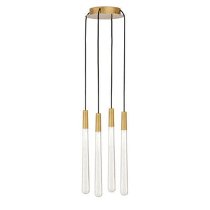Visual Round Crystal Chandelier