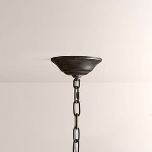 Nora Gilded Floral Crystal Round Chandelier - view 10