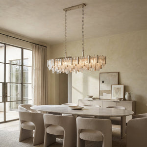 Nova Crystal Prism Linear Chandelier - view 13