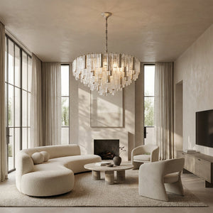 Nova Crystal Prism Round Chandelier - view 13