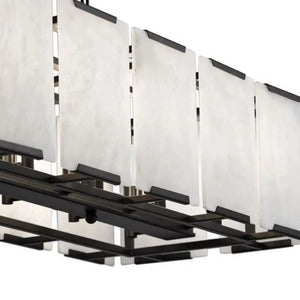 Ole Rectangle Chandelier Alabaster, rectangular - view 7