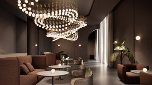 Pearl Curtain Customize Chandelier - view 13