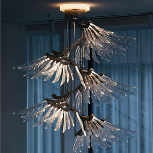 Galaxy Plumage Ascent Crystal Chandelier - view 4