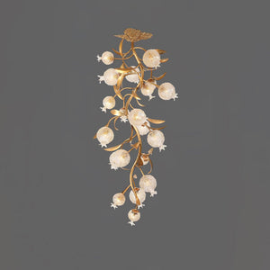 Pomegranate Brass Branch Chandelier - view 14
