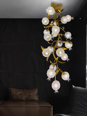 Pomegranate Brass Branch Chandelier - view 8