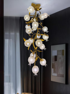 Pomegranate Brass Branch Chandelier - view 9