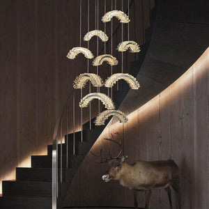 Primary Staircase Crystal Chandelier - view 2