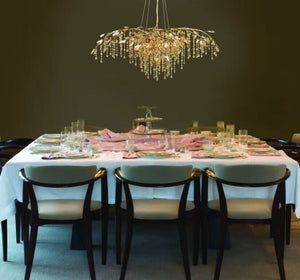 New Luxury Branch Crystal Pendant Chandelier Designer Creative Art Dining Room/Living Room Light Fixture - view 13