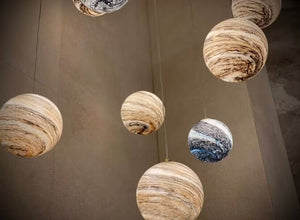 Nordic Planet Creative Long Pendant Chandelier For Staircase/Foyer/High-ceiling Hallway - view 19