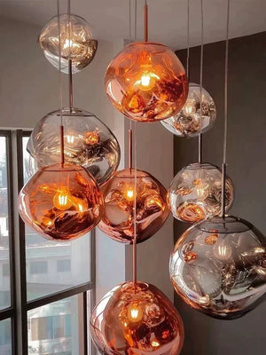 Modern Rock Glass Special Shape Pendant Lighting, chandelier - view 8