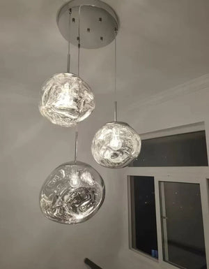 Modern Rock Glass Special Shape Pendant Lighting, chandelier - view 11