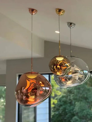 Modern Rock Glass Special Shape Pendant Lighting, chandelier - view 12