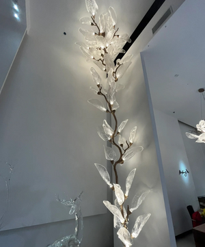 Creative Bionic Resin Leaves Chandelier for Living Room/Dining Room/Staircase - view 15