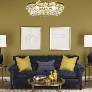 Bolzano Large Chandelier 35''W, crystal - view 4