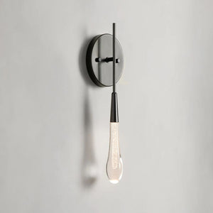 Raindrop Glass Solitaire Wall Sconces - view 3