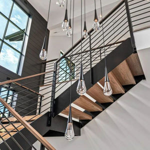 Water Drop LED Square Chandelier - view 7