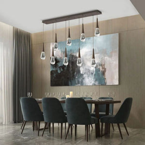 Water Drop Glass Linear Chandelier - view 5