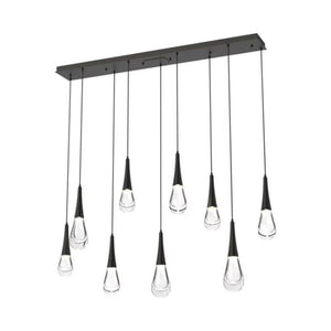 Water Drop Glass Linear Chandelier - view 8
