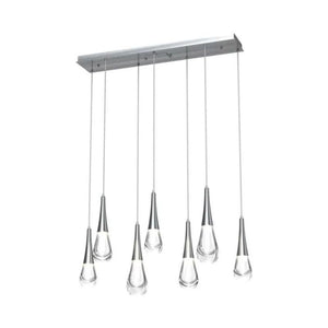 Water Drop Glass Linear Chandelier - view 3