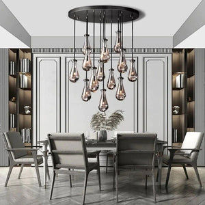 Raindrops Round Chandelier 36" - view 8