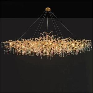 Ran Colorful Crystal Dining Branch Chandelier - view 5