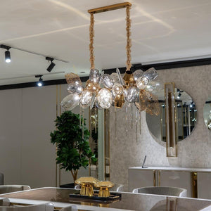 Modern Wine Glass Shape Chandelier Italian Light Luxury Light Fixture for Dining Room/Living Room - view 15