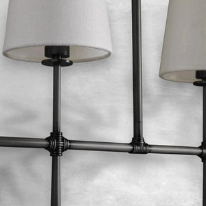 Rhodes Linear Chandelier 5/6 Light - view 9