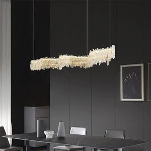 Rock Crystal Linear Chandelier - RHL