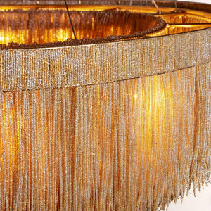 Rowan Jute Fringe Round Chandelier - view 8