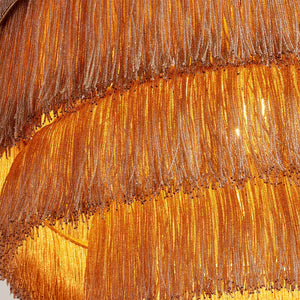 Rowan Jute Fringe Tiered Chandelier - view 7