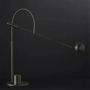 Cole Minimalist Metal Rotatable Table Lamp, Gold Black - view 20