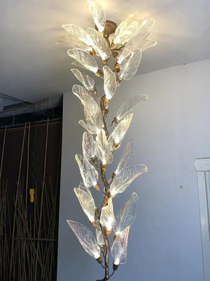 Creative Bionic Resin Leaves Chandelier for Living Room/Dining Room/Staircase - view 14