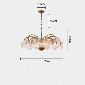 Lysan Vintage Glass Luxury Large Tiered Chandelier For Living Room chandeliers for dining room,chandeliers for stairways,chandeliers for foyer,chandeliers for bedrooms,chandeliers for kitchen,chandeliers for living room Kevin Studio Inc 32.3" Brass