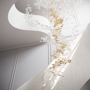 Galaxy Tidal Art Glass Crystal Spiral Chandelier - view 27