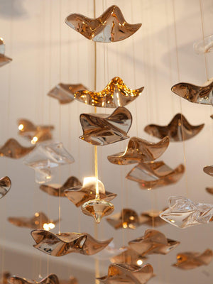 Sand Sea Chandelier, stainless steel - view 21