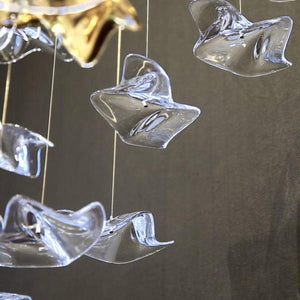 Galaxy Tidal Art Glass Crystal Spiral Chandelier - view 14