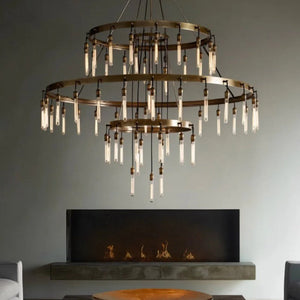 Sidero 3-Tier Round Chandelier, three-tier - view 3