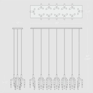 Sillage Linear Chandelier - view 5